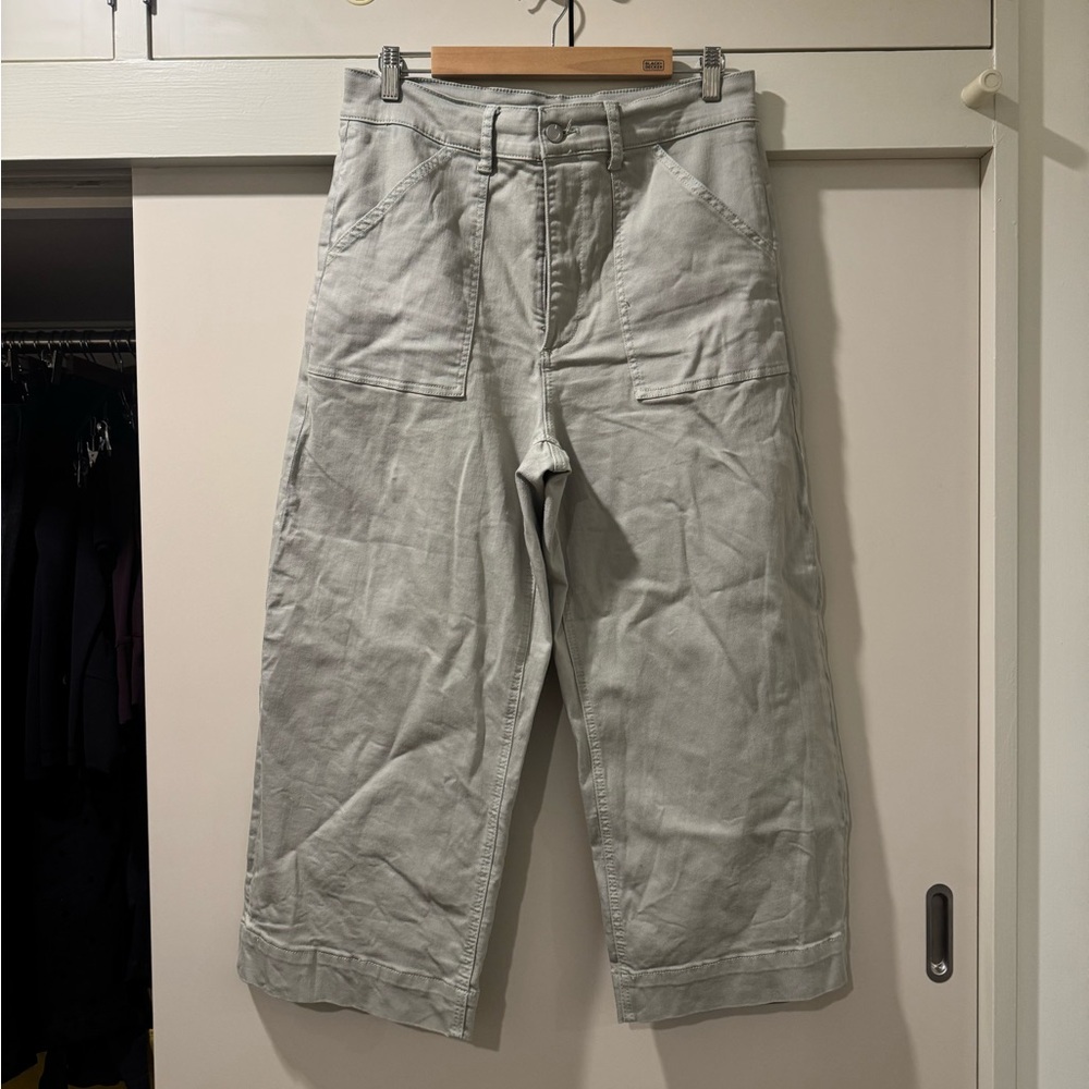 Joe's Jeans Light Gray Wide Leg Pants